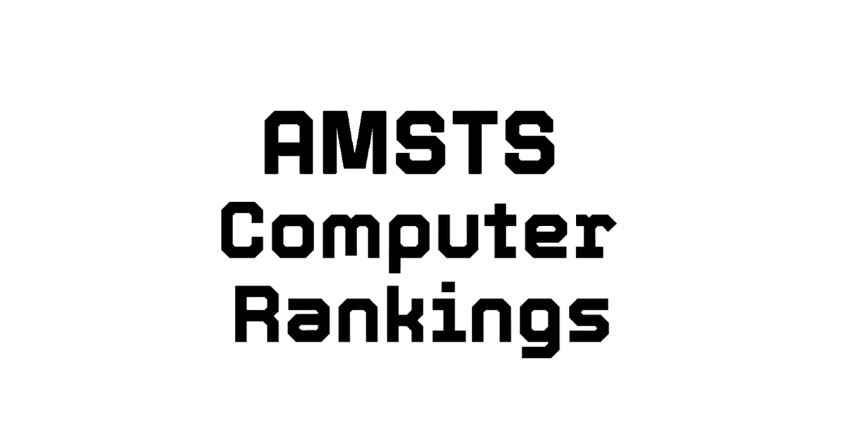 Week 10 AMSTS College Football Rankings Are Out!