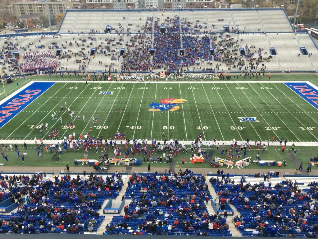 NCAA Football Attendance, 2017 Week Ten 17 Kansas vs 08 Baylor